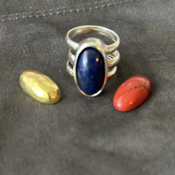 Silpada Sterling Silver Change of Art Ring R3062 Size 8 - Picture 1 of 6